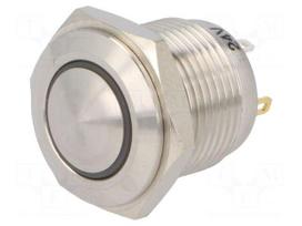 Switch: vandal resistant | Pos: 2 | SPST-NO | 2A/36VDC | IP65 | OFF-(ON)