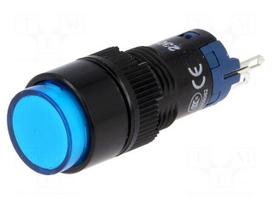 Switch: push-button | Pos: 2 | SPDT | 0.5A/250VAC | 1A/24VDC | ON-(ON)