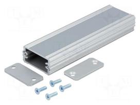 Enclosure: with panel | AKG | X: 33mm | Y: 100mm | Z: 16mm | aluminium