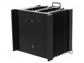 Heatsink: extruded | L: 89.8mm | W: 80mm | H: 81mm | 1.1K/W | DIN rail