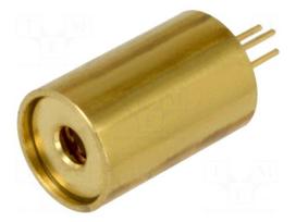 Module: laser | 3mW | red | dot | 645-660nm | 2.5÷3.3VDC | 15÷25mA