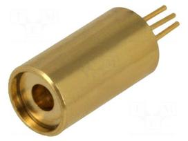 Module: laser | 3mW | red | dot | 630-640nm | 2.5÷3.3VDC | 30÷50mA