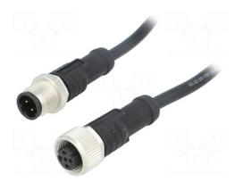 Cable: for sensors/automation | PIN: 4 | M12-M12 | D code-Ethernet
