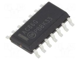 IC: digital | XOR | Ch: 4 | IN: 2 | CMOS | SMD | SO14 | 2÷6VDC | -40÷85°C | tube