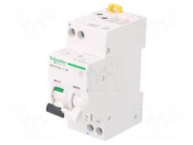 RCBO breaker | Inom: 16A | Ires: 10mA | Max surge current: 250A | IP20