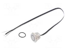 Switch: vandal resistant | Pos: 2 | SPST-NO | 50mA/24VDC | IP65 | MTA16