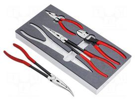 Tools set: pliers | in a foam tray