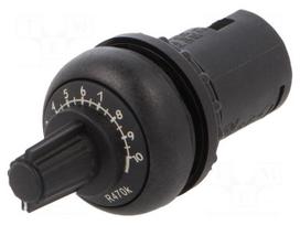 Potentiometer | 22mm | RMQ-Titan | Ø22.5mm | IP66 | 470kΩ | -25÷70°C
