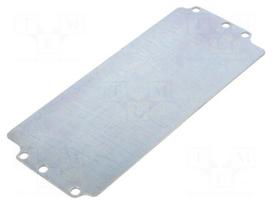 Mounting plate | steel | Plating: zinc