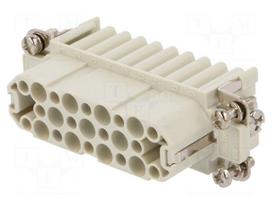 Connector: HDC | contact insert | female | GWconnect | PIN: 25 | 250V