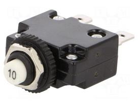 Fuse: thermal | 10A | Imax: 1kA | 125V,250V | 32VDC,50VDC