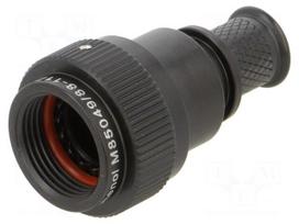 Plug cover | size 11 | MIL-DTL-38999 Series III | black