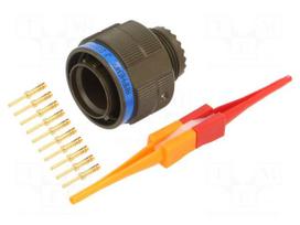 Connector: military | plug | male | PIN: 10 | MIL-DTL-38999 Series III