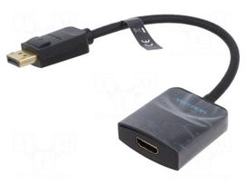 Converter | DisplayPort plug,HDMI socket | 4K,UHD 2160p | black