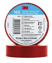 3M Temflex™ 165 Vinila elektriskā lente 15mm x 10m x 0.15mm (Sarkana)
