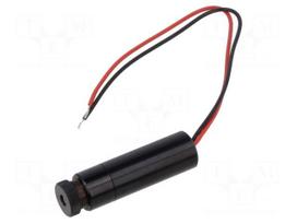 Module: laser | 0.4mW | red | dot | 635nm | 23.6÷24.4VDC | 2÷15mA