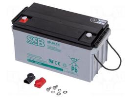 Re-battery: acid-lead | 12V | 80Ah | AGM | 350x167x182mm | 23kg