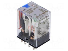 Relay: electromagnetic | DPDT | Ucoil: 48VDC | Icontacts max: 10A