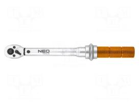 Wrench: torque | 250mm | 5÷25Nm | Holder: square | 1/4"