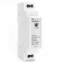 Qoltec DIN rail power supply | 15W | 24V | 0.625A | Gray