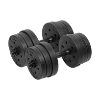 Sporto ir aktyvaus poilsio // Sporto prekės ir įranga // Hantle bitumiczne regulowane 2x10kg REBEL ACTIVE