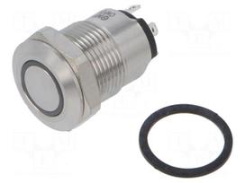 Switch: vandal resistant | Pos: 2 | SPST-NO | 2A/36VDC | IP65 | OFF-ON