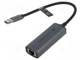 USB to Ethernet adapter | RJ45 socket,USB A plug | grey