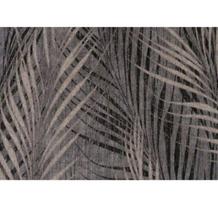Rudi viniliniai tapetai ant flizelino su palmių lapais, plaunami, 10 m x 53 cm