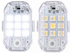 LED RGB stroboskopinės lemputės su nuotolinio valdymo pulteliu – 2 VNT RINKINYS