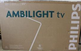 SALE OUT. Philips 55PUS8010/12 55" (139cm) LED 4K Ambilight TV | Philips 55PUS8010/12 | 55 | Smart TV | TITAN OS | UHD | Black | DAMAGED PACKAGING 55PUS8010/12SO | 2000001427095