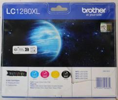 SALE OUT. Brother LC1280XL Multipack Ink Cartridge C/M/Y/BK | Brother Multipack | LC1280XL | Ink Cartridge | Magenta, Cyan, Yellow, Black | DAMAGED PACKAGING LC1280XLVALBPSO | 2000001427170