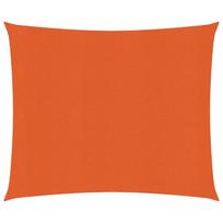 Uždanga nuo saulės, oranžinės spalvos, 3,6x3,6m, HDPE, 160g/m²