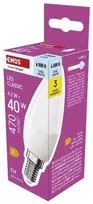 LED žvakės formos lemputė E14 Emos 4.2W/470lm 6000K