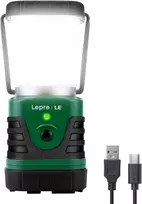 LE kempingo lempa 1000 lm LED, įkraunama, 10 W, kelių režimų, IP44, 3300008