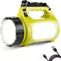 LE kempingo LED žibintas su 1000 lm galingumu, 5 režimai, 3600 mAh išorinė baterija, IPX4 atsparumas