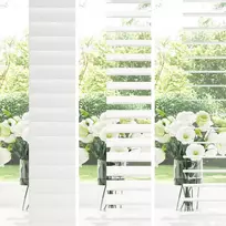 Venecijos žaliuzės Balta 115 x 250 cm 35 mm