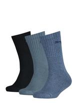 PUMA - Puma Kids Crew Sock 3P - Kojinės - Mėlyna