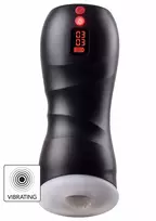 HIDDEN DESIRE HIDDEN DESIRE Fusion X Vibrating Twin Turbo Intimate Machine, Black, USB-C
