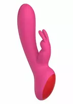 TOYJOY Rebel Rabbit Vibrator Dual Motor Waterproof USB Rechargeable Pink