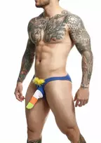 MOB Eroticwear MOB Toucan Bikini - Polyester Lycra, Colorful Design, Size M