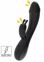 She.E.O She.E.O eStim Rabbit Vibrator Dual-Action Silicone, 5 E-Stim & 10 Vibration Modes