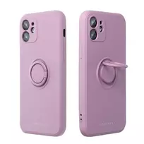 Roar AMBER phone case with stand for iPhone 17 purple