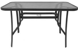 Lauko stalas Majorca Duo, 150x80x70 cm, juodas
