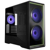 Lian Li Vector V150 PC Case, Mini Tower, mATX, Tempered Glass, Infinity Mirror – Black