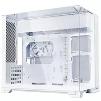 Lian Li O11 Vision-M PC Case, Micro-ATX, Tempered Glass – White