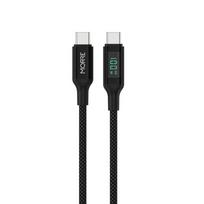 MORRE USB-C įkrovimo laidas 100W 1,5m SU LED EKRANU