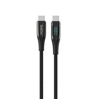 MORRE USB-C įkrovimo laidas 100W 1,5m SU LED EKRANU