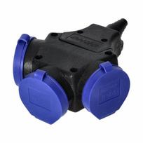 ORNO ŠAKOTUVAS IP44, 3×2+Z, 16A, 230V AC