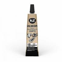K2 SILIKON JUODAS LISAS 21G AUKŠTATEMPERATŪRIS +350°C SKYSTA TARPINĖ