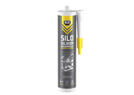 K2 UNIVERSALUS SILIKONAS BALTAS SILO